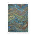 Vintage Italian Marbled Hardcover Journal - Blue and Green