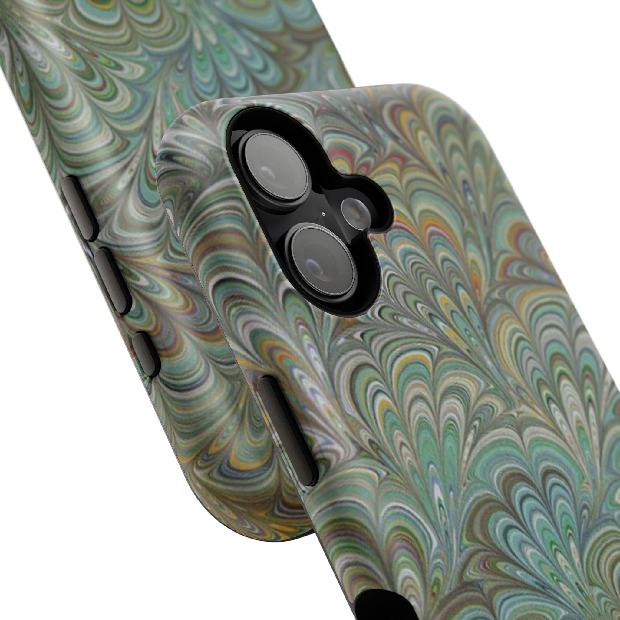 Italian Peacock Green Highly Durable Phone Case for Apple + Samsung
