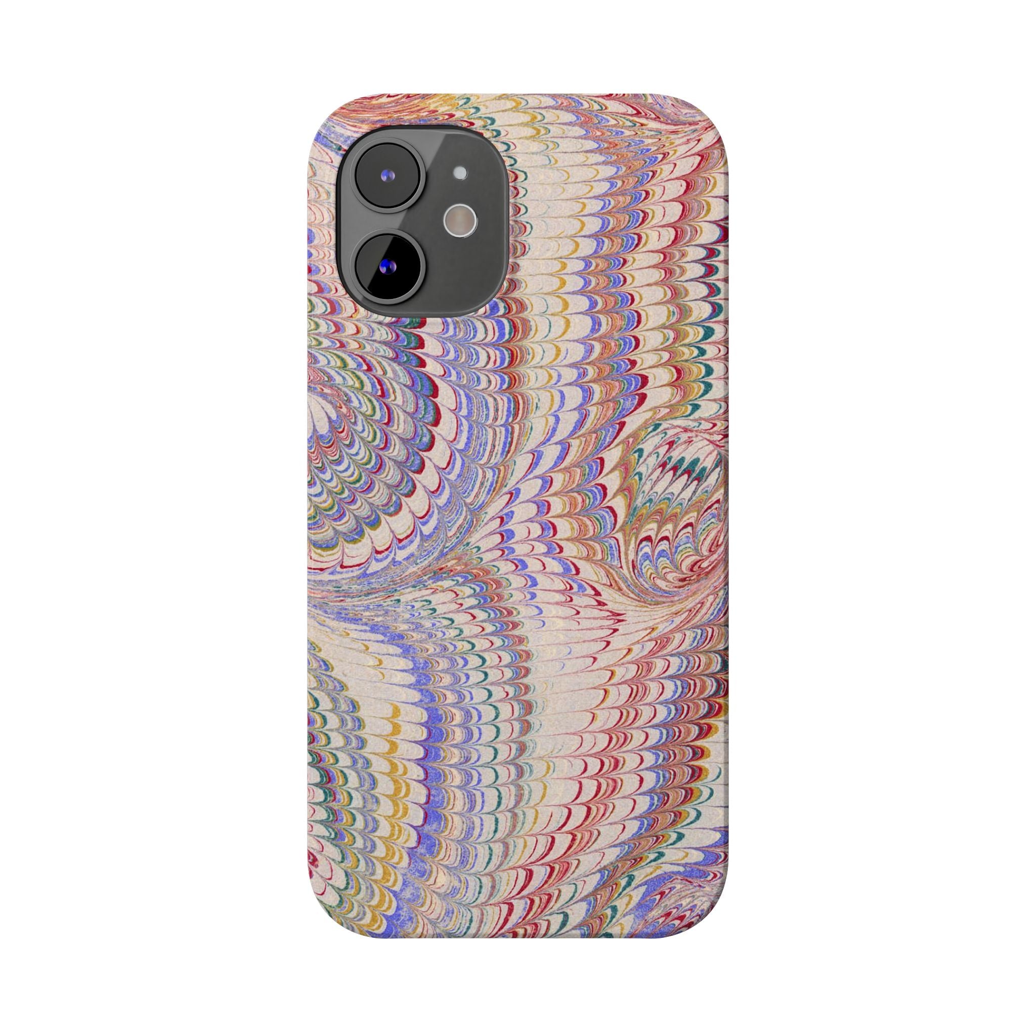 Pink Pastel Marbled Design, Italy Feather IPHONE17 + All Phone Cases