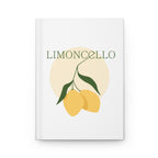 Limoncello Yellow Lemon Hardcover Journal — Matte Lemon Cover