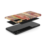 Marbled Design, Italy Feather Phone Case, Multi-Color, iPHONE16 Phone Cases and all sizes