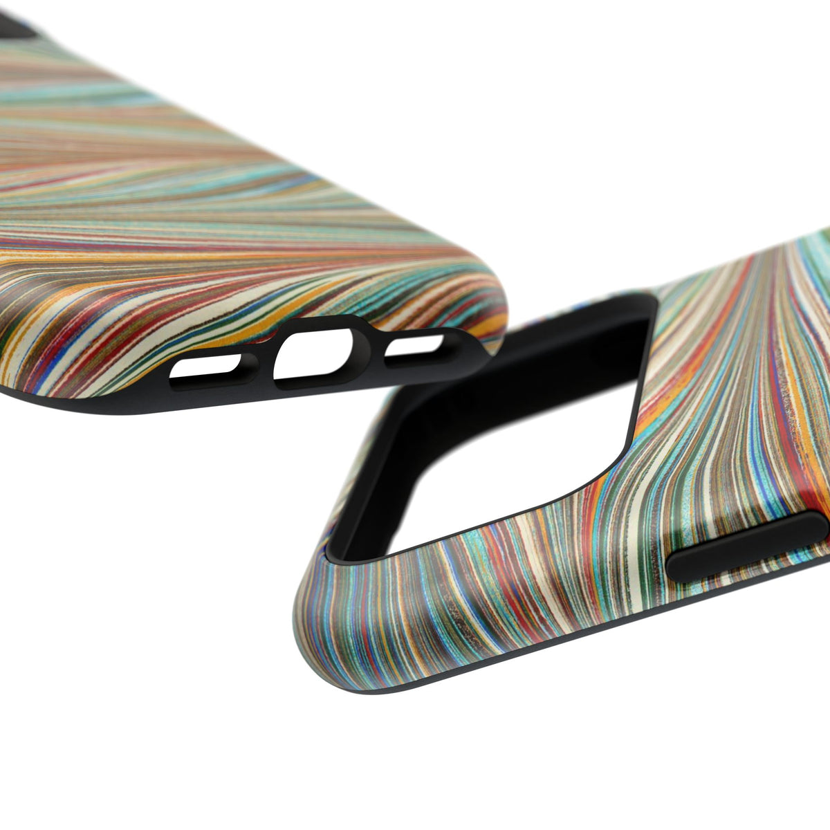 Traditional Hand-Marbled Florentine Multi-Colored Dual Layer Phone Case