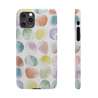 Colorful Watercolor Organic Circle Phone Cases