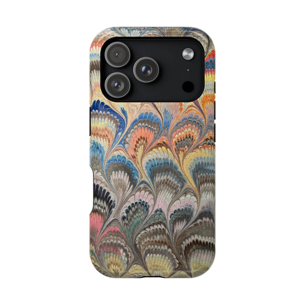 Multi-Color Marbled Phone Case, Dual Layer Phone Cover