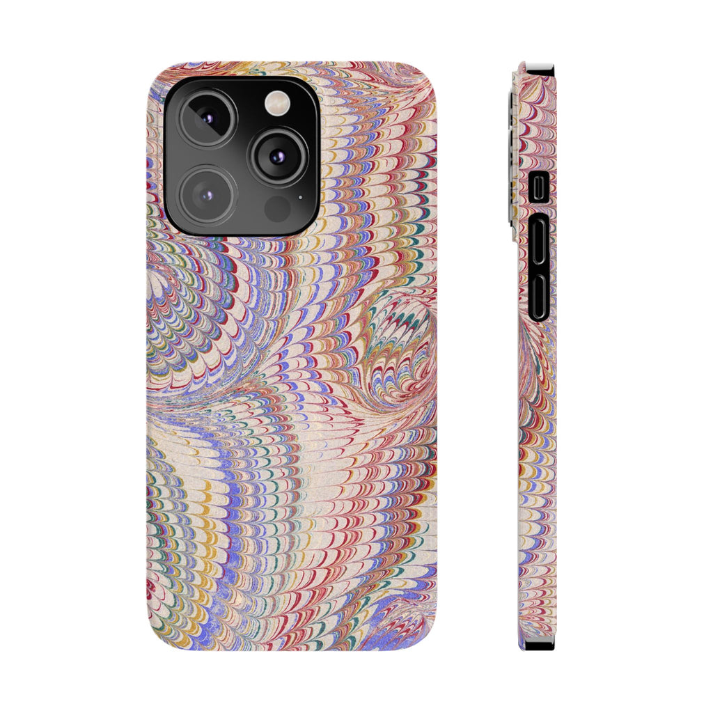 Pink Pastel Marbled Design, Italy Feather IPHONE17 + All Phone Cases