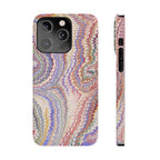 Pink Pastel Marbled Design, Italy Feather IPHONE17 + All Phone Cases