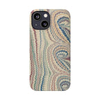 Beige and Neutrals Italian Vintage Marbled Paper Design on iPhone 17 + All Cases