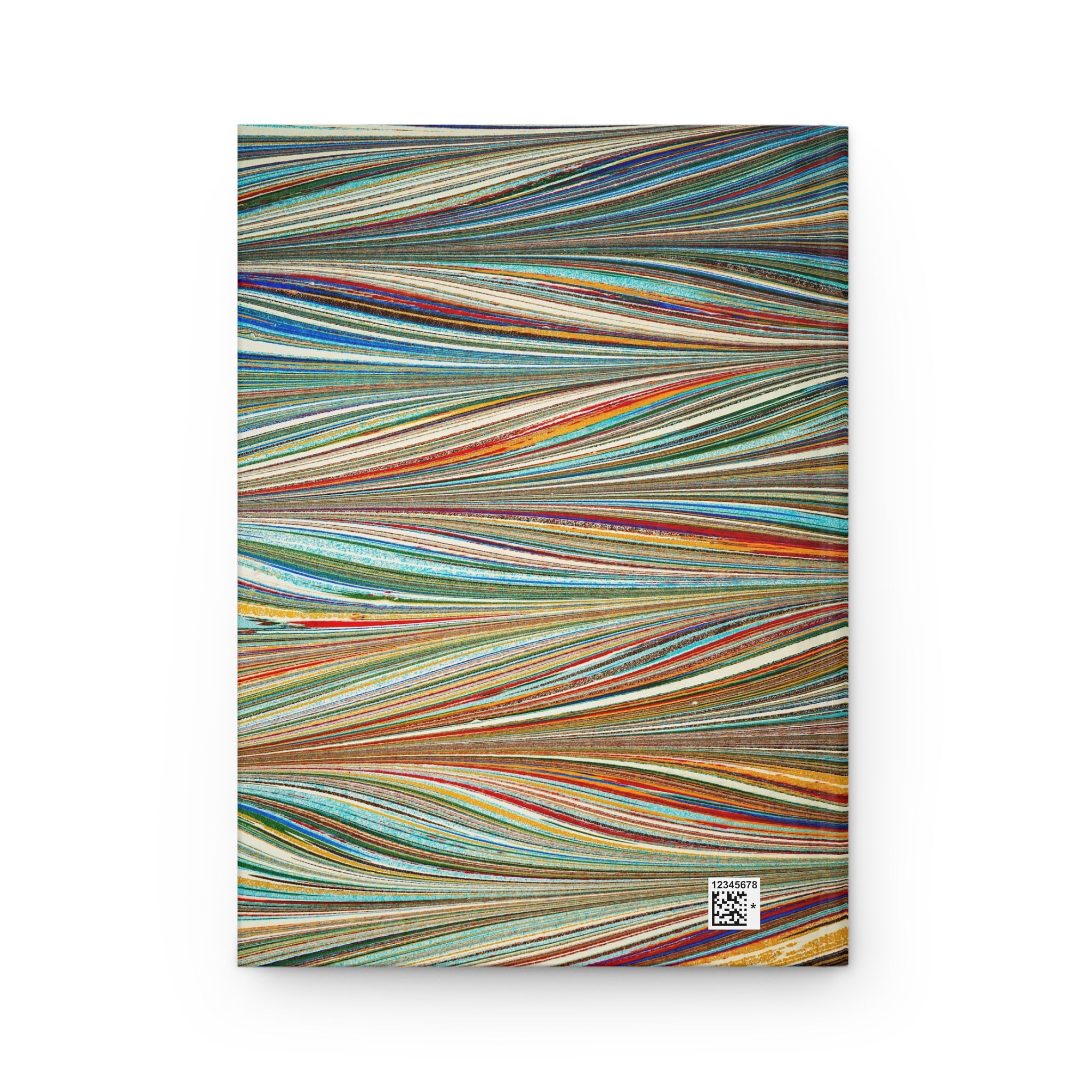 Multi-Color Vintage Italian Marbled Hardcover Journal