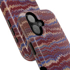 Burgundy and Blue Hues Italian Vintage Marble Design for Apple + Samsung