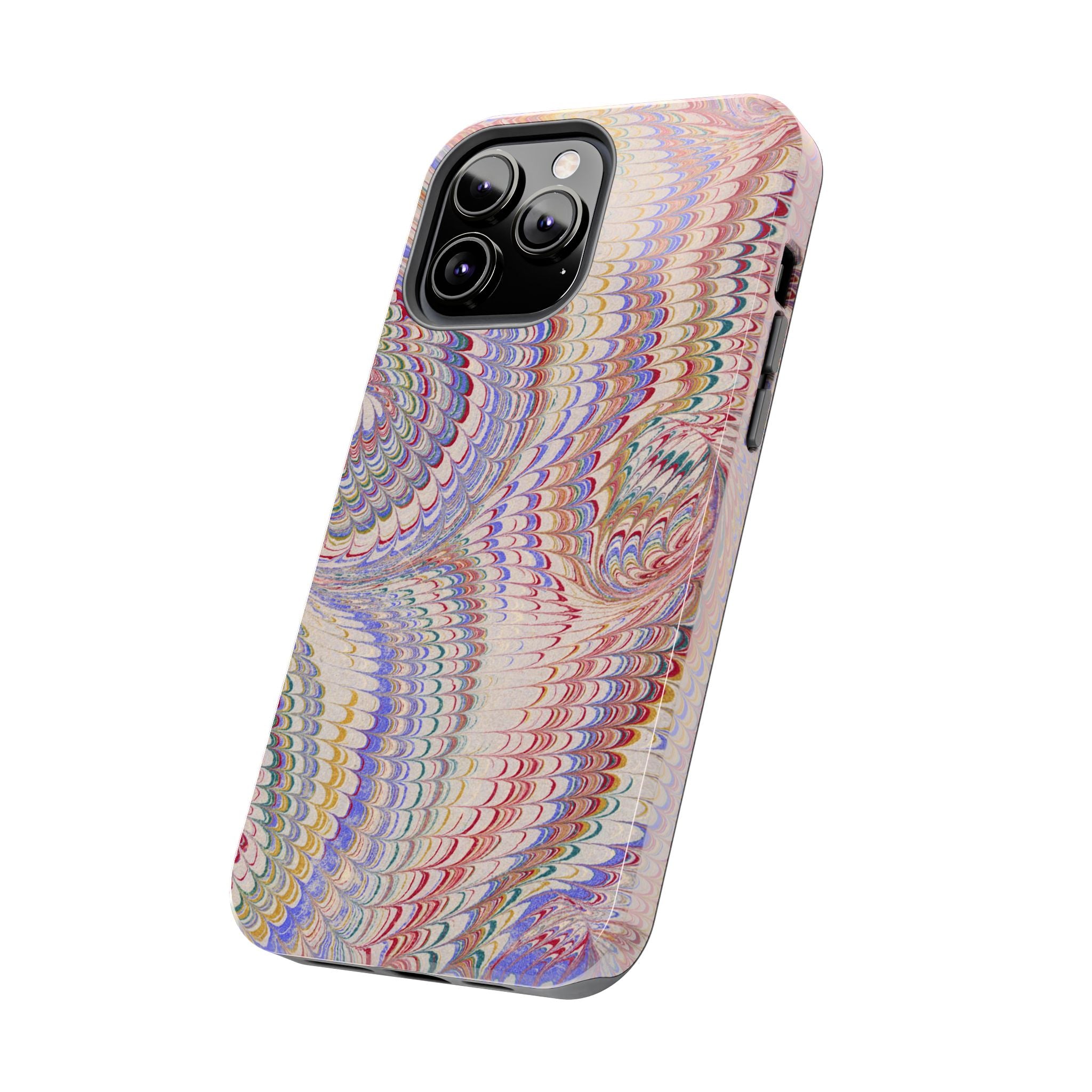 Marbled Pastel Pink Italian Vintage Design - iPhone & Samsung