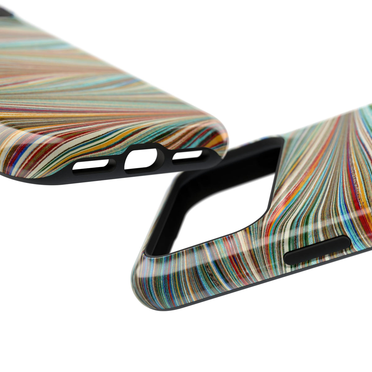 Traditional Hand-Marbled Florentine Multi-Colored Dual Layer Phone Case
