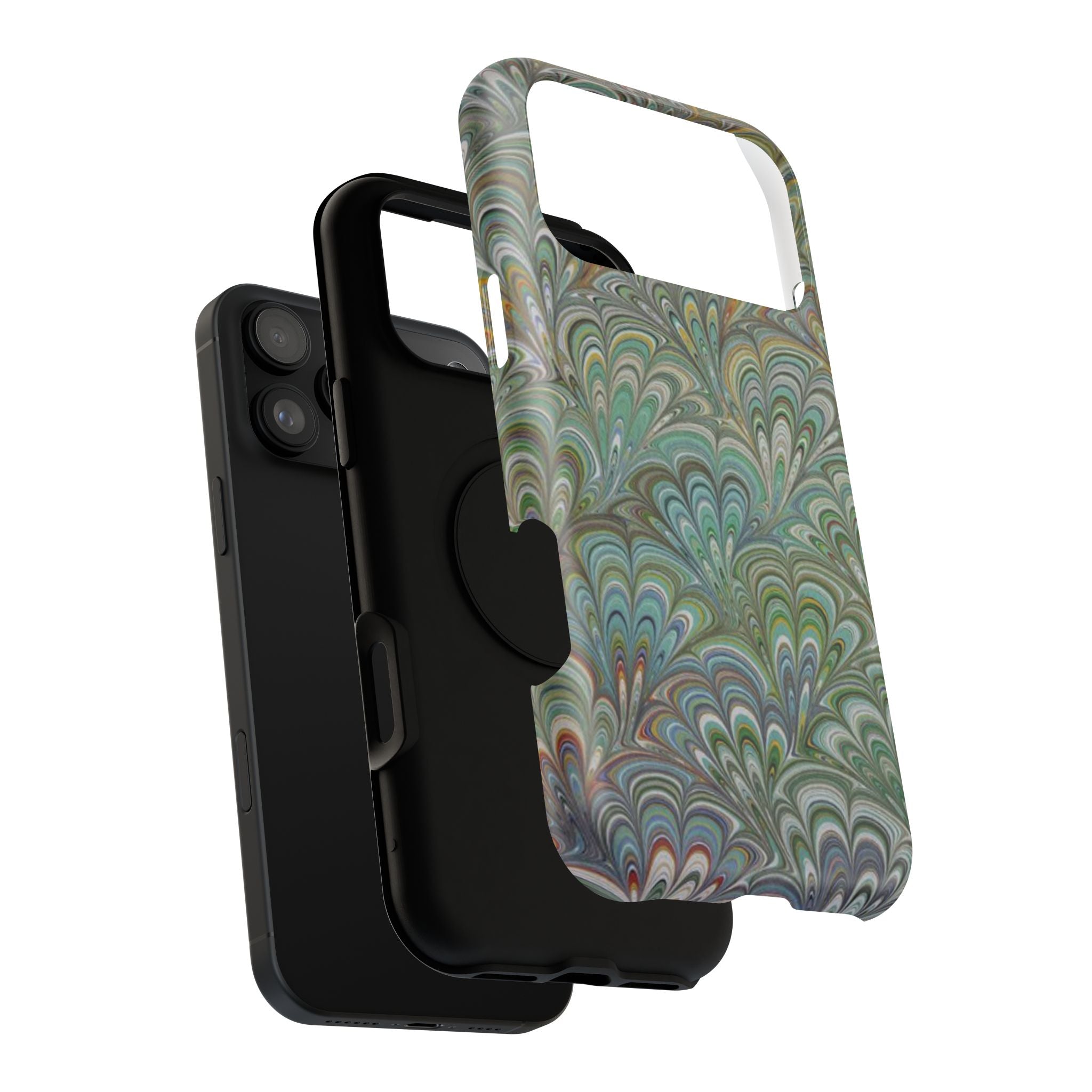 Italian Peacock Green Highly Durable Phone Case for Apple + Samsung