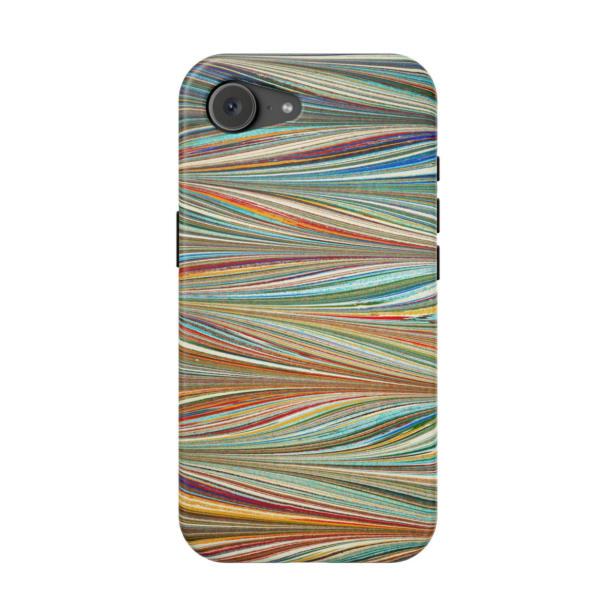 Traditional Hand-Marbled Florentine Multi-Colored Dual Layer Phone Case