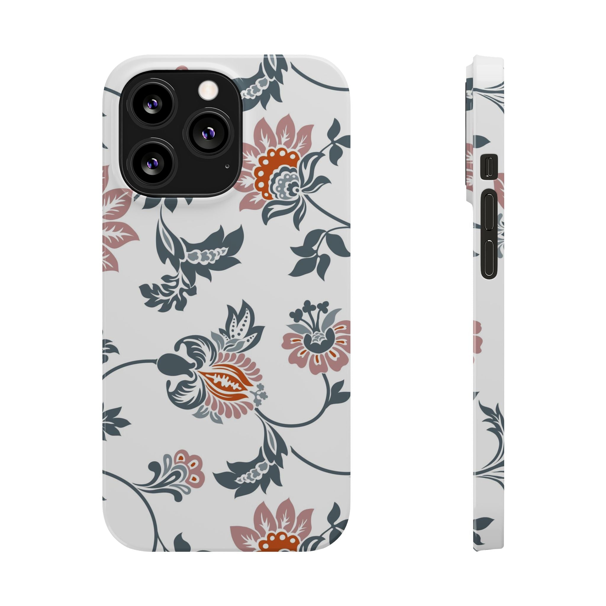 Pink and Green Floral