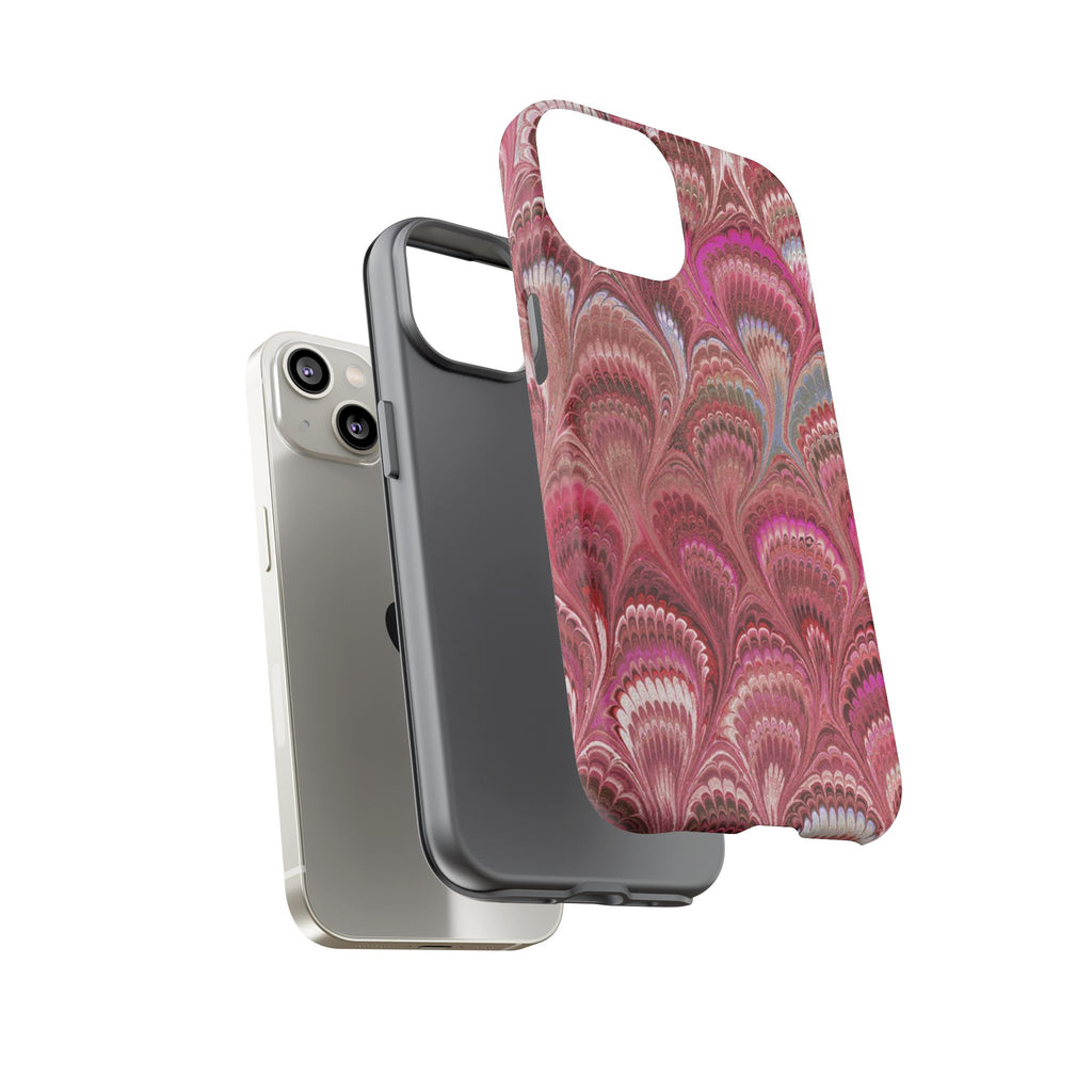 Shades of Pink Marbled Phone Case — Tough Protective Phone Cover