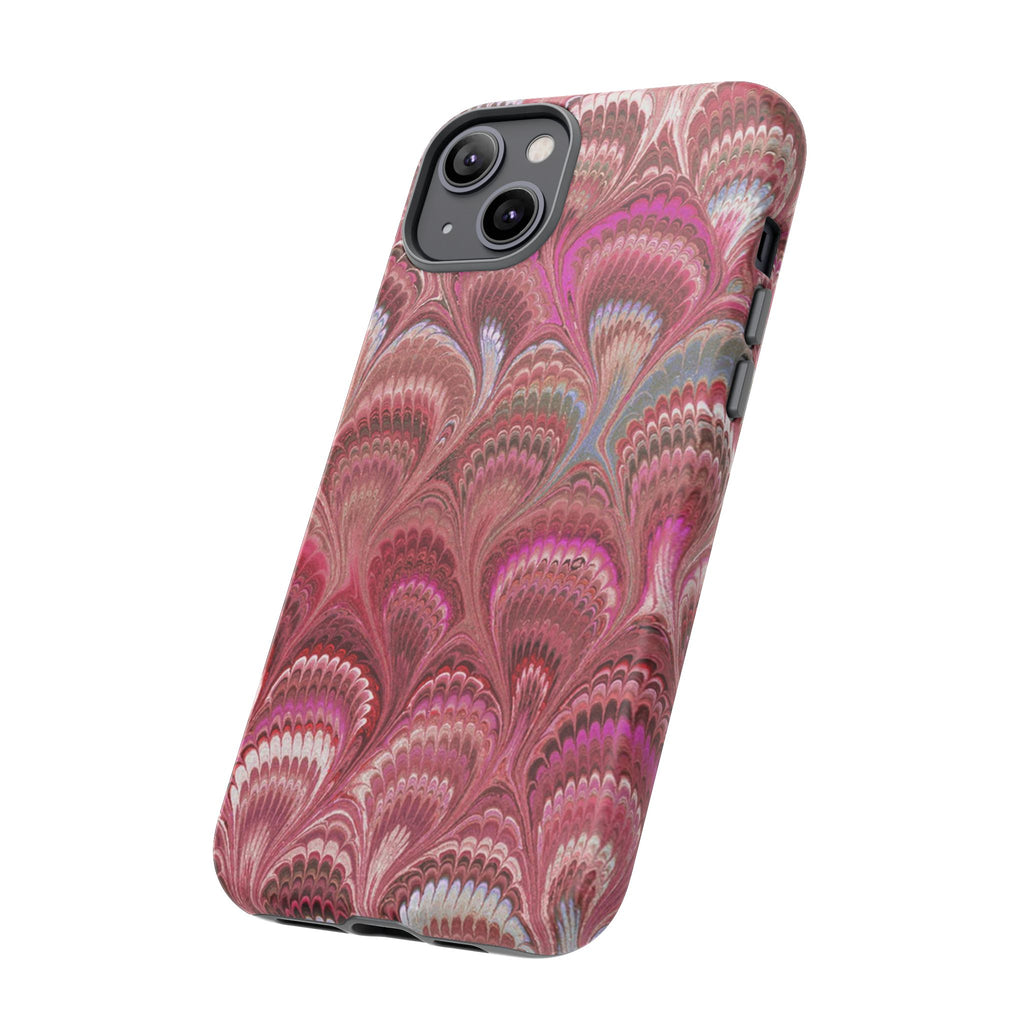 Shades of Pink Marbled Phone Case — Tough Protective Phone Cover
