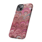 Shades of Pink Marbled Phone Case — Tough Protective Phone Cover