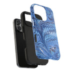 Melody of Blues Italian Swirl Wave Design Dual Layer Phone Case