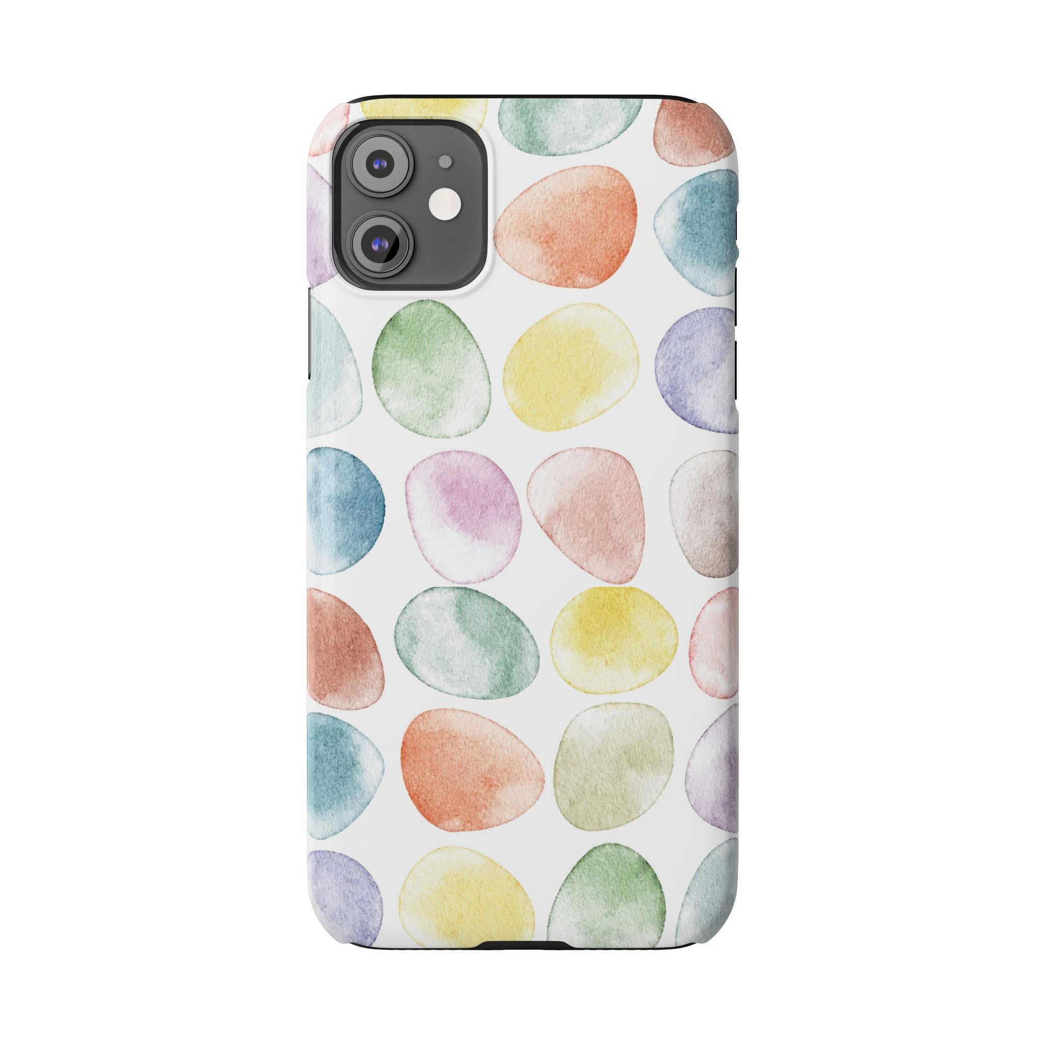 Colorful Watercolor Organic Circle iPhone 17 + many models Phone Cases