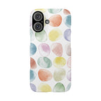 Colorful Watercolor Organic Circle Phone Cases