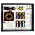Bead Sealing Wax Kit with 6 colors Sealing Wax Beads, Melting Pot, Candle and Spoon