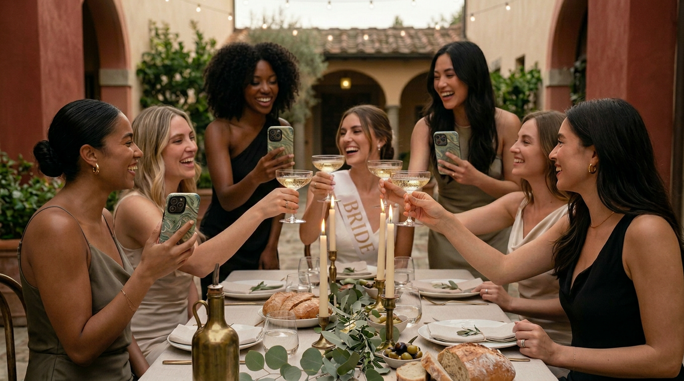 Wedding Party Phone Cases – Italian-Inspired, Personalized Keepsakes for Your Bridal Party