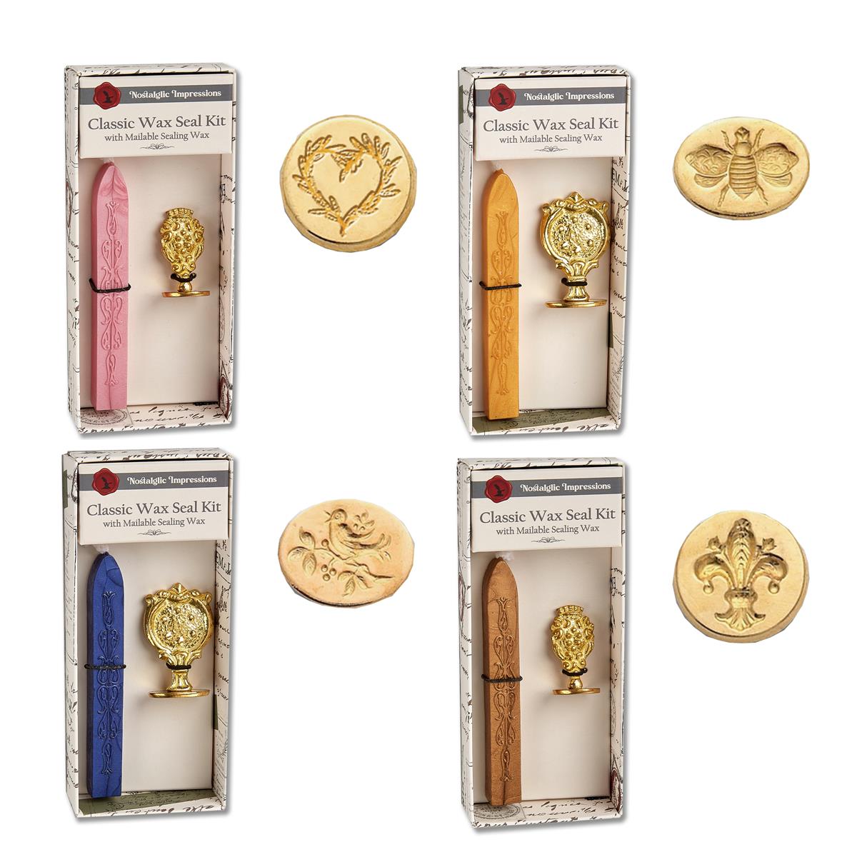 Wax Seal Gift Set Kit with popular symbols - choice of design