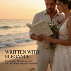 Wedding Vows Notebook Journal – Italian-Inspired, Personalized Keepsakes for the Bride and Groom