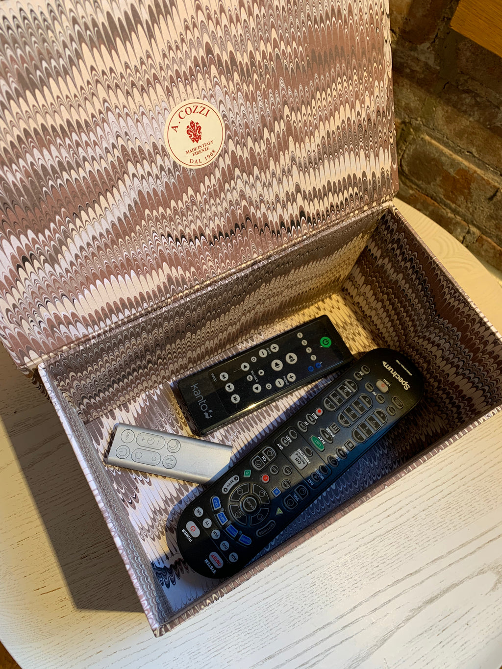 Italian Marbled Keepsake, Jewelry Box - Rectangular