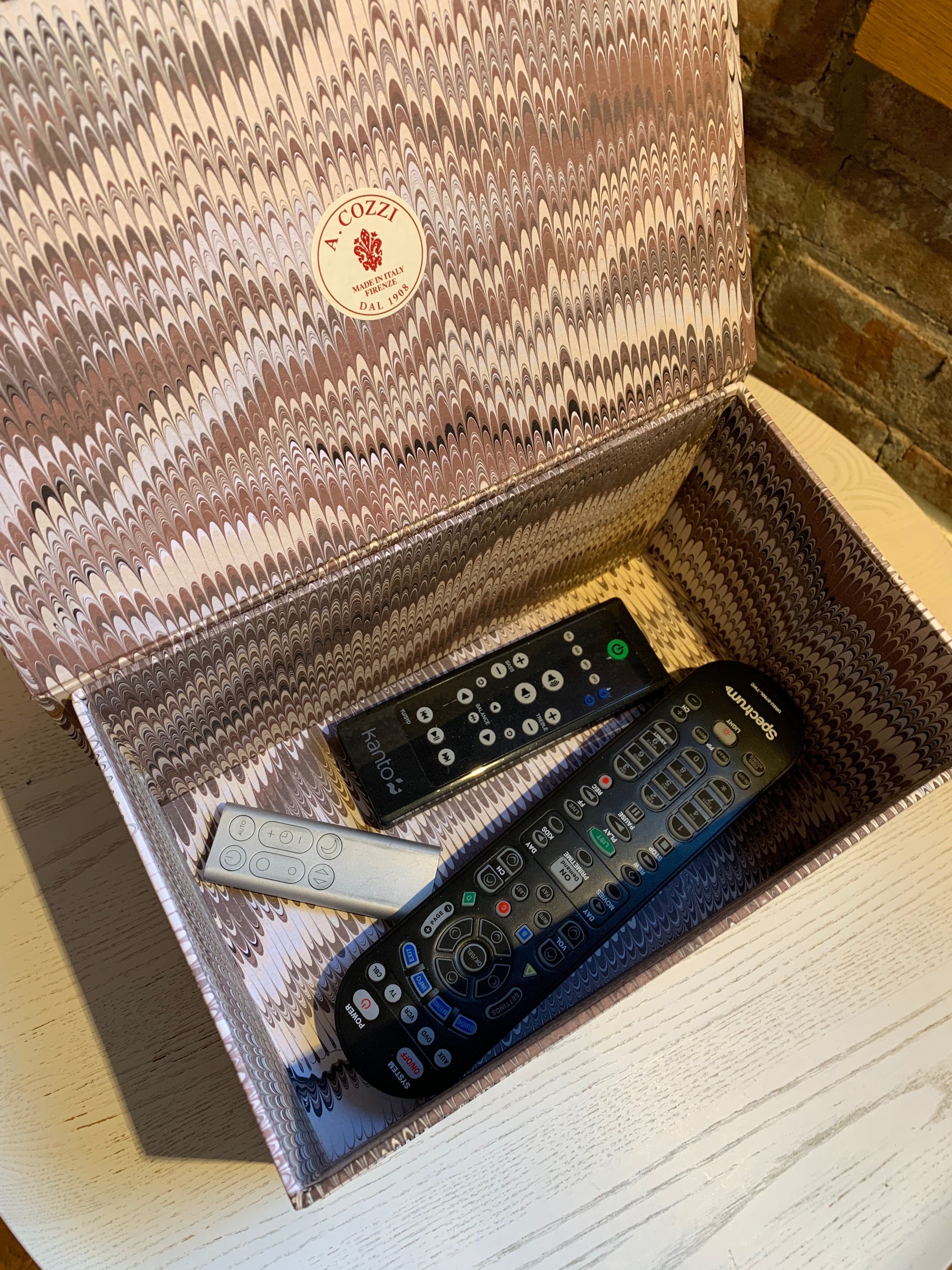 Italian Marbled Keepsake, Jewelry Box - Rectangular