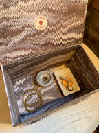 Italian Marbled Keepsake, Jewelry Box - Rectangular