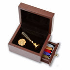 Wax Seal Stamp and Sealing Wax Wood Storage Box with drawer