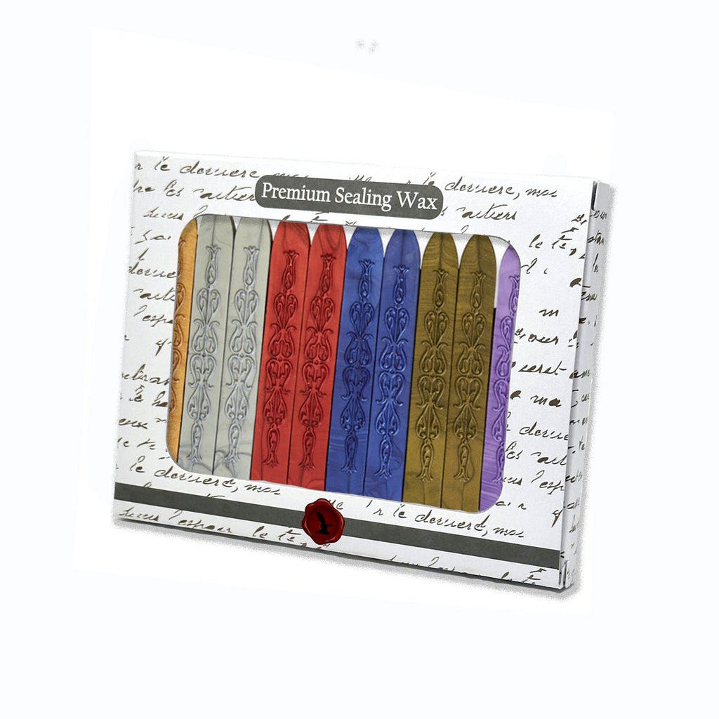 Metallics Premium Sealing Wax with wick- 12PK Saver Pack Assortment