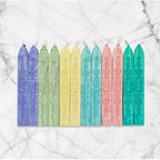 Pastel Premium Sealing Wax with wick- 12PK Saver Pack Assortment