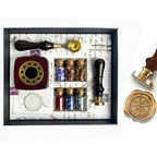 Bead Sealing Wax Kit with 6 colors Sealing Wax Beads, Melting Pot, Candle and Spoon