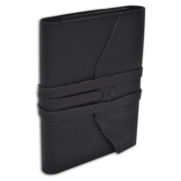 Leather Wrap Journal Italian made- Refillable-128 lined pages