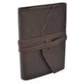 Leather Wrap Journal Italian made- Refillable-128 lined pages