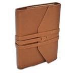 Leather Wrap Journal Italian made- Refillable-128 lined pages