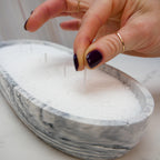 Marbled Bowl Sand Candle Kit