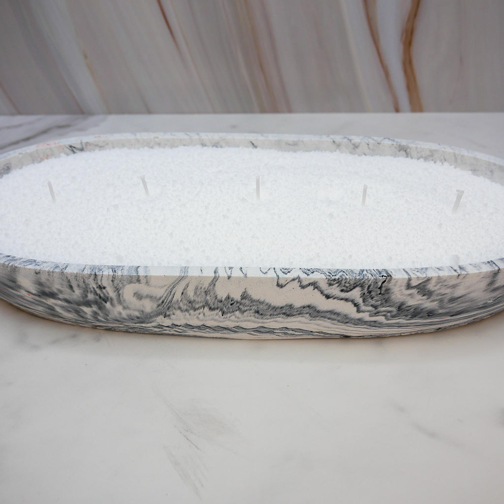 Marbled Bowl Sand Candle Kit