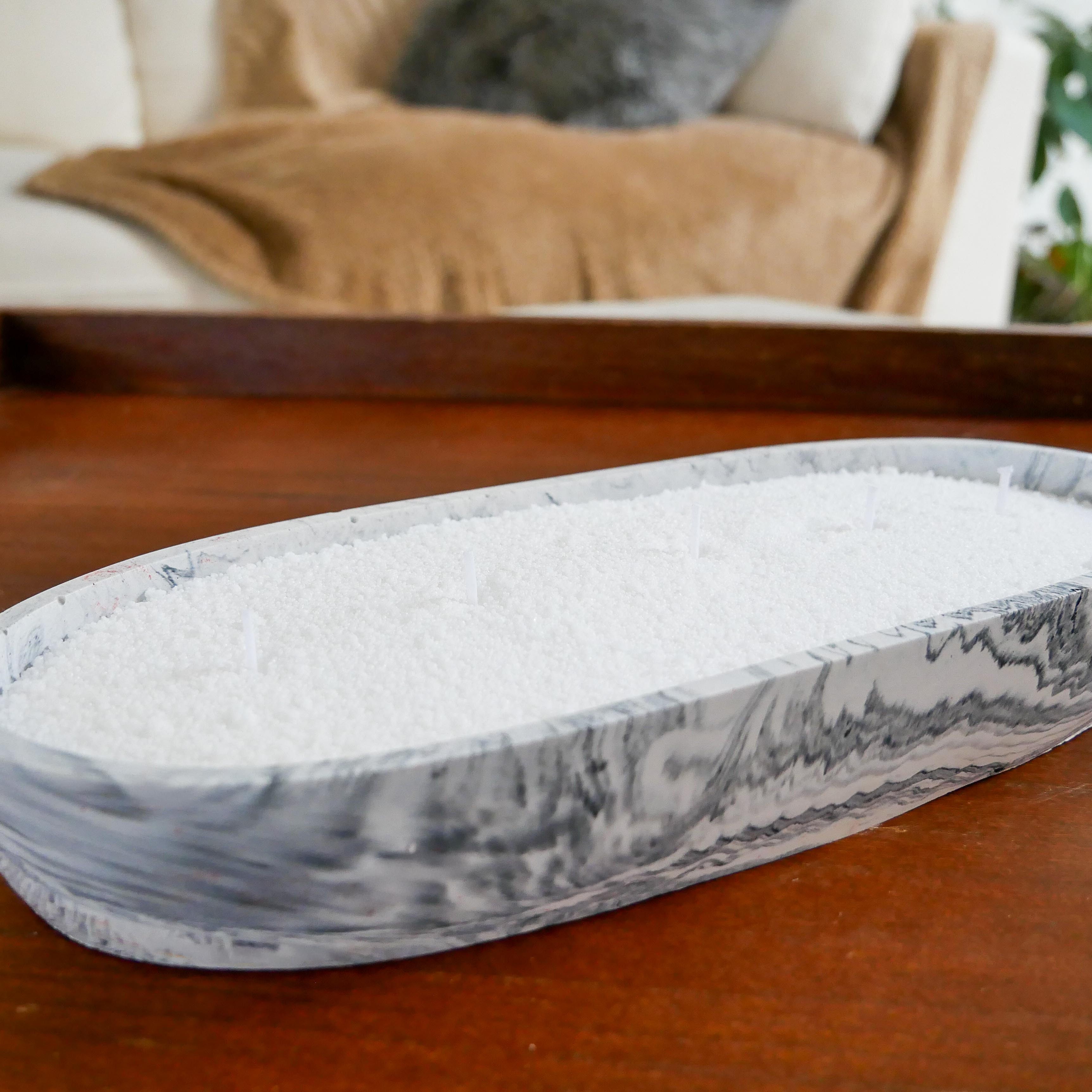 Marbled Bowl Sand Candle Kit
