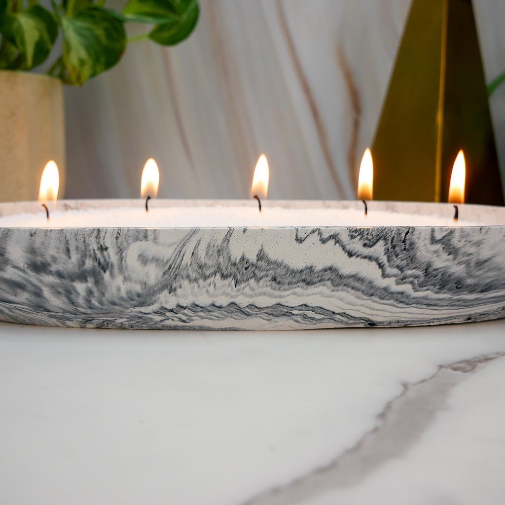 Marbled Bowl Sand Candle Kit