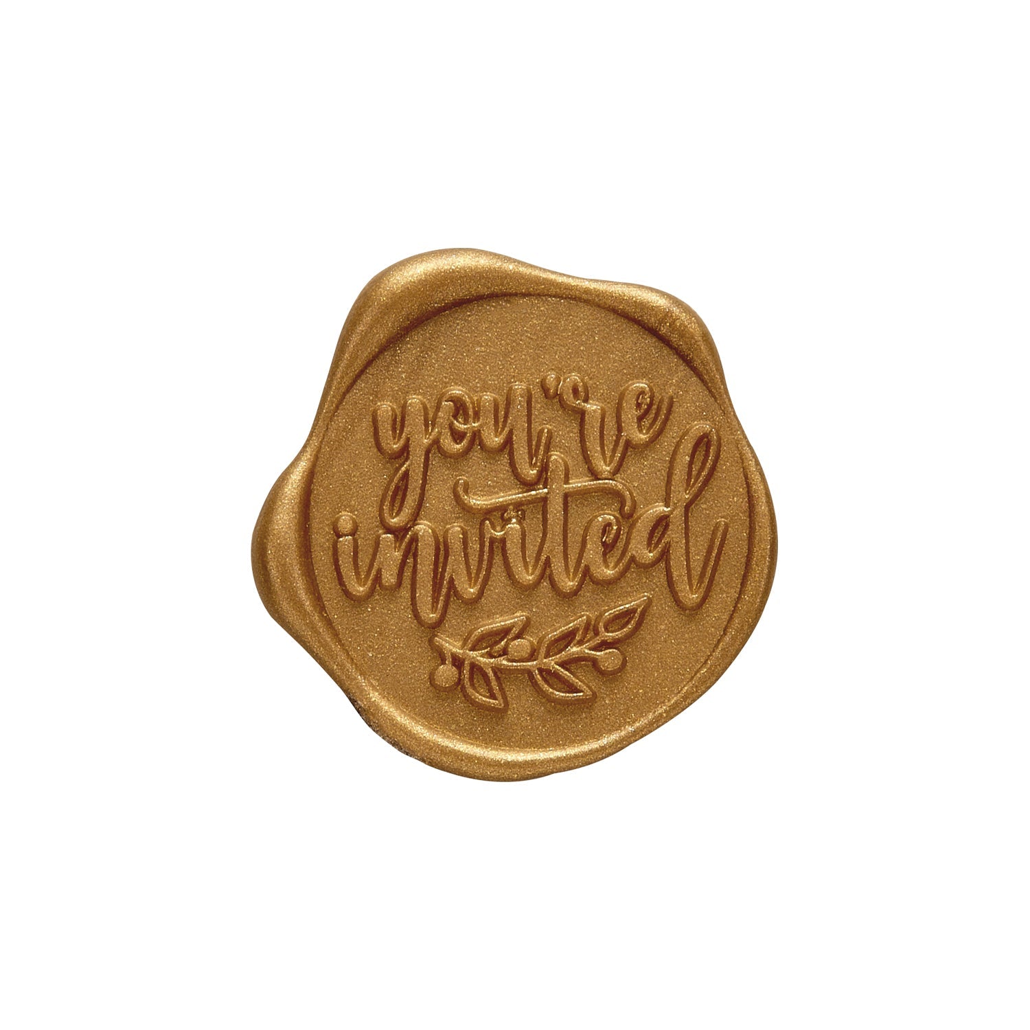 You're Invited Adhesive Wax Seal Quick-Ship Stickers 25PK-6 Colors