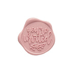 You're Invited Adhesive Wax Seal Quick-Ship Stickers 25PK-6 Colors