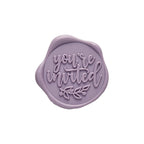 You're Invited Adhesive Wax Seal Quick-Ship Stickers 25PK-6 Colors