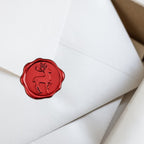 Christmas Adhesive Wax Seals 25Pk Quick-Ship Stickers - 1" -Assorted: Green Tree, Crimson Reindeer & Silver Snowflake