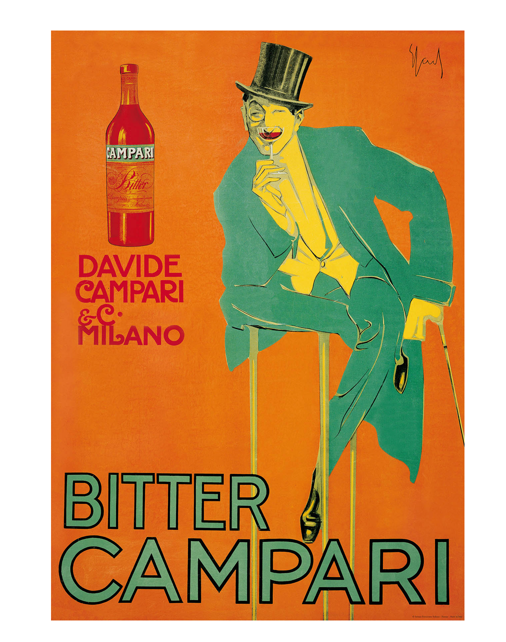 Italian Classic Vintage Posters - Campari