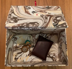 Italian Marbled Keepsake, Jewelry Box - Rectangular