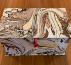 Italian Marbled Keepsake, Jewelry Box - Rectangular
