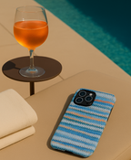 Blue Marbled Phone Cases iPhone 16 + Samsung + Apple + Google - all models, Vintage Marbled Design - Tough Cases